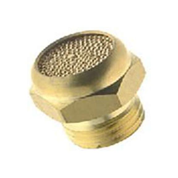 RS PRO,176-2280,带螺纹 消声器, 黄铜制 12 bar, 降噪74 dB, -10 °C→80 °C G