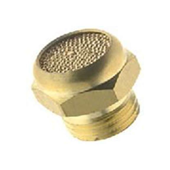 RS PRO,176-2282,带螺纹 消声器, 黄铜制 12 bar, 降噪89 dB, -10 °C→80 °C G