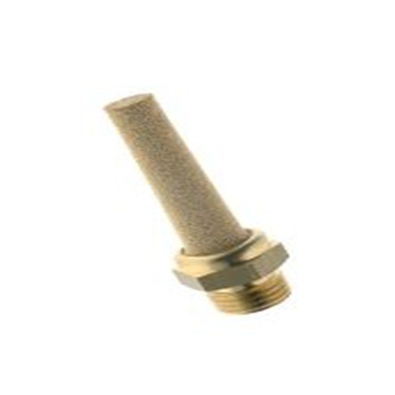 RS PRO,176-2284,带螺纹 消声器, 黄铜制 12 bar, 降噪75 dB, -10 °C→80 °C G