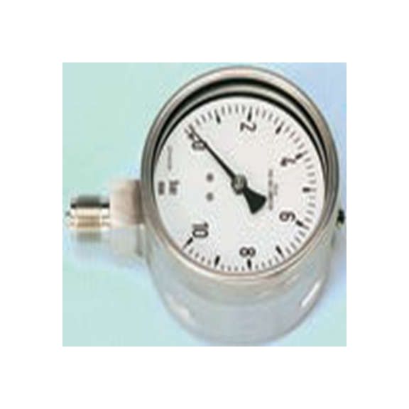 RS PRO,258-2403,压力表 0 bar 25 bar, G 1/2接口, 不锈钢表壳, ±1 %精度, 7094940系列