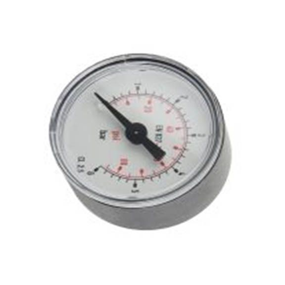 RS PRO,405-5537,压力表 0 bar 40 mm 6 bar, R 1/8 in接口, ABS, 塑料表壳, 1.6 %FS精度