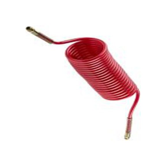 RS PRO,917-2448,红色 3.5 m 聚酰胺 弹簧气管, 8 mm内径, 10 mm外径, 最大15 bar -40 °C 80 °C