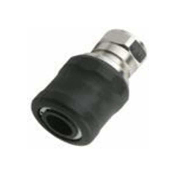 RS PRO,187-8865,气动快速接头 母插, ISO 228 A 类, 1/4in, 黄铜制, 12 bar