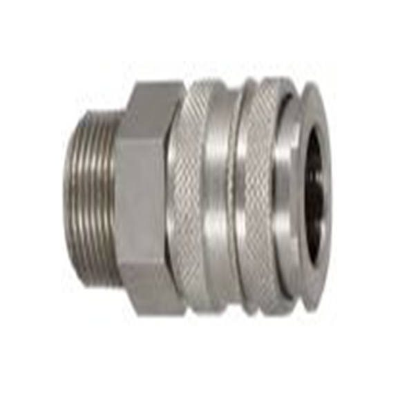 RS PRO,325-381,气动快速接头 公, R, 不锈钢, 黄铜制, 35 bar, 27系列