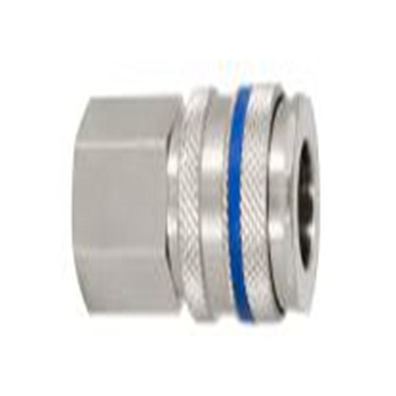 RS PRO,325-575,气动快速接头 母插, 公制, 不锈钢, 黄铜制, 35 bar, 25系列