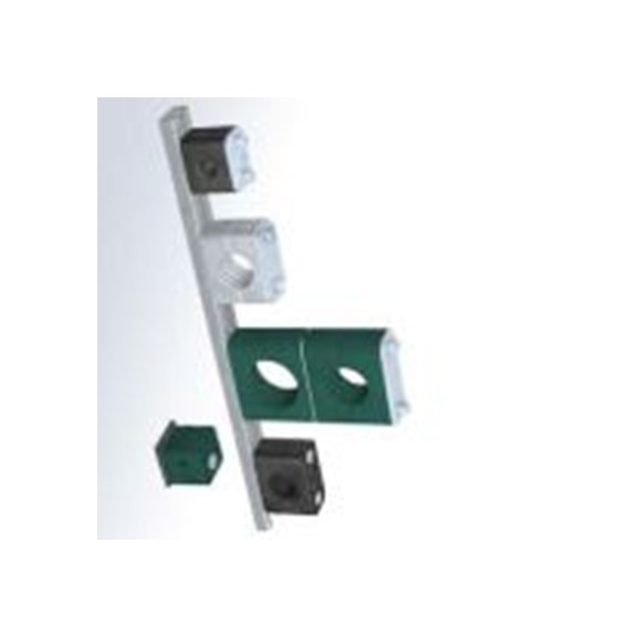 RS PRO,145-9755,管夹, 用于管外径8 mm, 夹间距1 m, -30 °C至90 °C