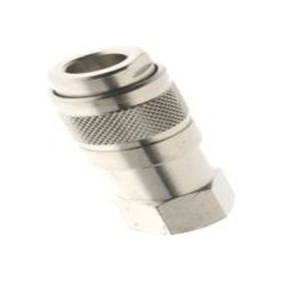 RS PRO,231-2497,气动直向螺纹-管适配器 母插 食品级 1/4 ″, 122系列 BSP