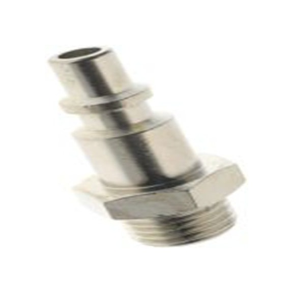 RS PRO,231-2505,气动直向螺纹-管适配器 公, 9mm, 镀镍黄铜制, 10 bar, 251系列