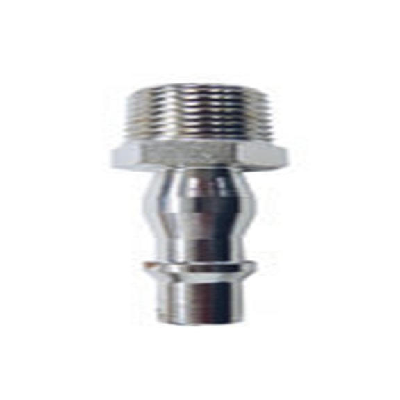 RS PRO,235-1081,耦合器螺纹接头 公, R, 镀镍钢制, 35 bar, CP19系列