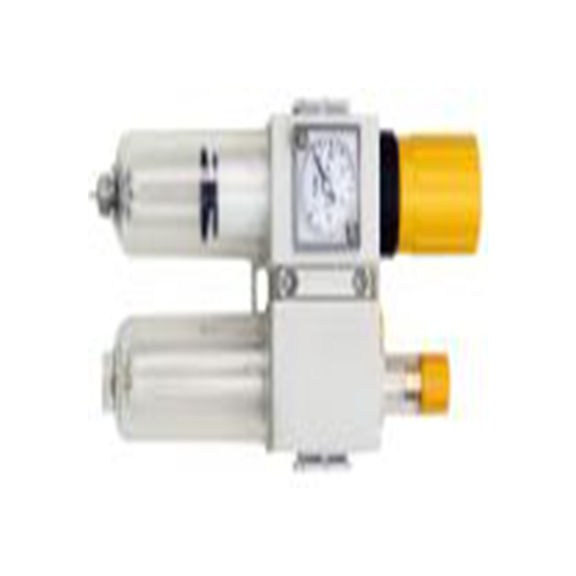 RS PRO,235-1092,气动三联件, 1/4 in G接口 10 bar, 手动排水, 40 μm过滤精度