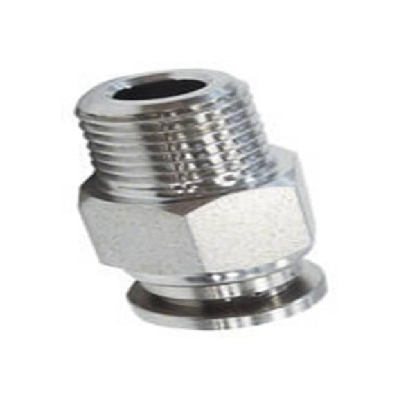 RS PRO,235-1278,气动直向螺纹-管适配器 公, NPT, 6mm, 316 不锈钢制, 5 bar, SSPC系列