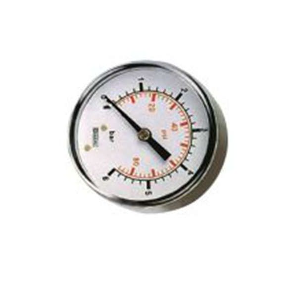 RS PRO,235-1295,BSP 1/8in 压力表 0 psi 50 mm 160 psi, BSP 1/8 in接口, 钢表壳