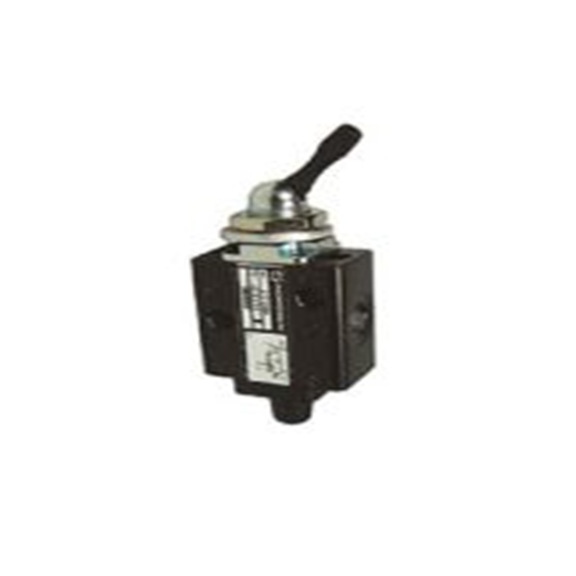 RS PRO,235-4725,气动控制阀, G接口, 扳钮控制 G 1/8, 最大操作8 bar III B, 最大335 L/min, 黑色按钮, super X manual 3/2 valve