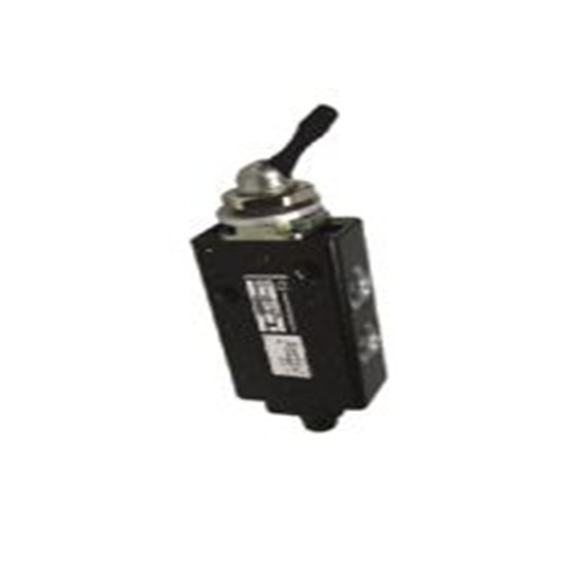 RS PRO,235-4743,气动控制阀, G接口, 扳钮控制 G 1/8, 最大操作8 bar III B, 最大335 L/min, 黑色按钮, super X manual 5/2 valve