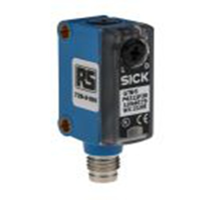 RS PRO,729-5185,背景抑制光电传感器, 块状, 可检测5 mm → 250 mm, M8 4 针连接器连接, PNP输出, LED光源, 法兰安装