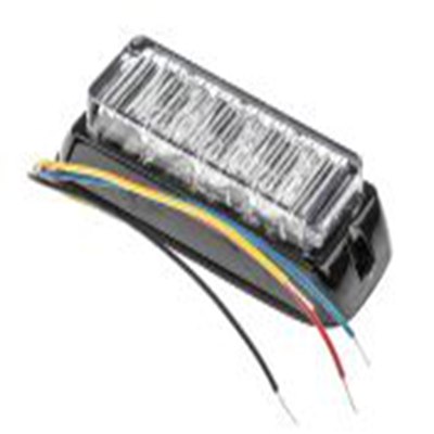 RS PRO,907-5959,闪光灯光模块, 12 V 直流，24 V 直流, 红色透镜, 黑色外壳, 105mm x 38mm底座, IP67