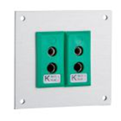 RS PRO,106-639,标准热电偶连接器面板, 用于热电偶 K, 绿色