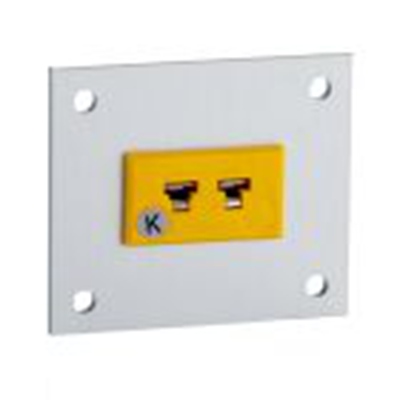 RS PRO,106-714,微型热电偶连接器面板, 用于热电偶 K, 黄色