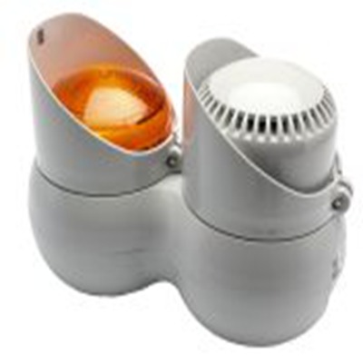 RS PRO,142-188,声光报警器, 120 → 240V 交流电源, 1米外105dB, IP66, 琥珀色灯罩