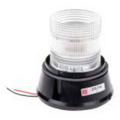 RS PRO,235-714,闪光警示灯, 24V 直流, 黑色外壳, Φ153mm底座, IP56