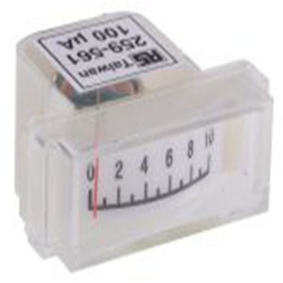 RS PRO,259-561,指针电流表 100 μA, ±20 %精度, 50 mm