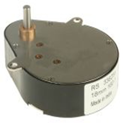 RS PRO,336-258,卵形 齿轮减速机, 160:1, Φ49.5 mm 4 mm轴径, 最大输出0.6 Nm, 最高8800rpm