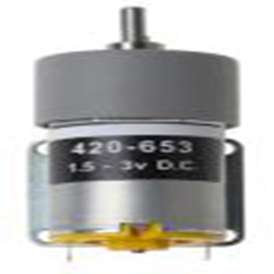 RS PRO,420-653,有刷直流齿轮电机, 3 V 直流, 29 rpm, 1.7 W, 4mm轴径, 12 ncm最大输出