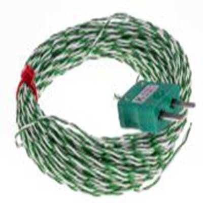 RS PRO,123-6307,K型外露结点热电偶, 探头Φ1/0.2mm x 10m, 可测+260°C, 线长10m, 微型插头接端, 聚四氟乙烯探头