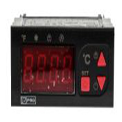 RS PRO,124-1046,温控开关, 24 V ac/dc电源, 继电器输出, 面板安装安装, IP20, IP65, 77 x 35mm