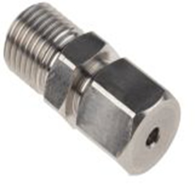 RS PRO,178-0962,1/4 BSP压缩设备配件 插头, 用于热电偶或 PRT 探头, Φ3.175mm探头