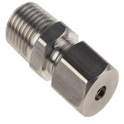 RS PRO,178-0965,1/4 BSPT压缩设备配件 插头, 用于热电偶或 PRT 探头, Φ4mm探头