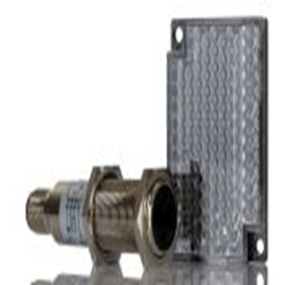 RS PRO,204-3982,逆反射光电传感器, 圆柱形, 可检测3 m, M12 连接器连接, PNP NO+NC输出, 红外 LED光源, 螺钉螺母