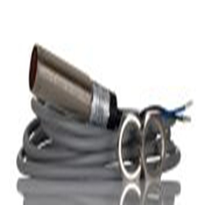 RS PRO,204-4013,背景抑制光电传感器, 圆柱形, 可检测0.1 m, 2 m电缆连接, PNP NO+NC输出, 红光光源, 螺钉螺母