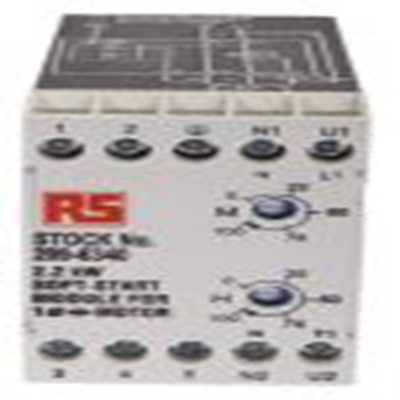 RS PRO,209-6340,软启动器, 1相, 2.2 kW, 230 V 交流, 12 A, 120mm x 45mm x 70mm
