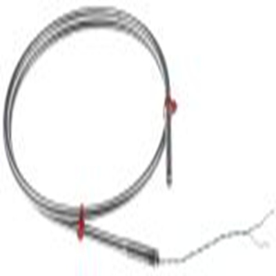 RS PRO,219-4422,K型矿物绝缘热电偶, 探头Φ6mm x 1m, 可测+1100°C, 线长100mm, 裸线尾线接端, 316不锈钢探头