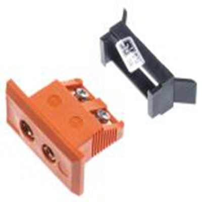 RS PRO,219-5037,标准热电偶面板 插座, 用于R/S 型热电偶, 尼龙夹安装, Φ6mm探头, 最高120°C, 橙色