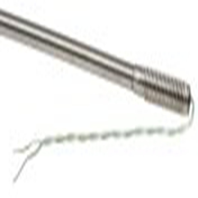 RS PRO,228-7502,K型矿物绝缘热电偶, 探头Φ6mm x 500mm, 可测+1100°C, 线长100mm, 裸线尾线接端, 不锈钢探头