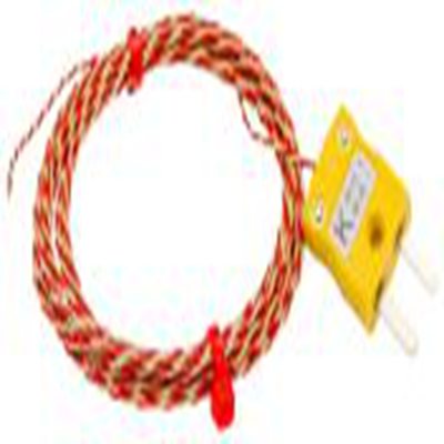 RS PRO,231-8475,K型外露结点热电偶, 探头Φ1/0.3mm x 3m, 可测+250°C, 线长3m, 微型插头接端, PFA探头
