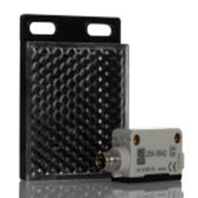 RS PRO,254-3642,透明瓶检测光电传感器, 块状, 可检测0.5 m, M8 连接器连接, PNP NONC输出, 蓝色 LED光源, 螺钉，支架