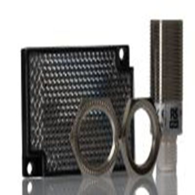 RS PRO,254-3685,偏振逆反射光电传感器, 块状, 可检测3 m, M12 连接器连接, PNP NONC输出, 红光光源, 螺钉螺母