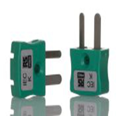 RS PRO,262-3104,微型热电偶连接器 插头, 用于热电偶, Φ4mm探头, 最高220°C, 绿色