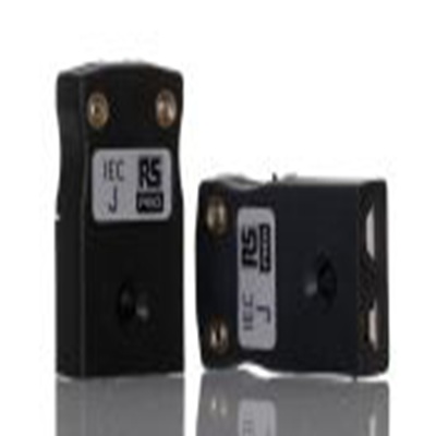 RS PRO,262-3117,微型热电偶连接器 插座, 用于热电偶, Φ4mm探头, 最高220°C, 黑色