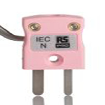 RS PRO,262-3128,微型热电偶连接器 插头, 用于热电偶, Φ4mm探头, 最高220°C, 粉红色