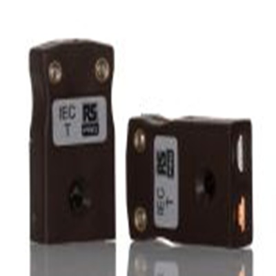 RS PRO,262-3132,微型热电偶连接器 插座, 用于热电偶, Φ4mm探头, 最高220°C, 棕色