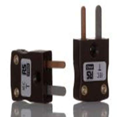 RS PRO,262-3133,微型热电偶连接器 插头, 用于热电偶, Φ4mm探头, 最高220°C, 棕色