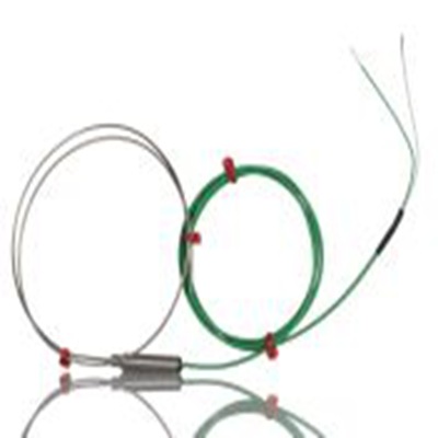 RS PRO,262-3271,K型矿物绝缘热电偶, 探头Φ1mm x 500mm, 可测+750°C, 线长1m, 裸线尾线接端, 不锈钢探头