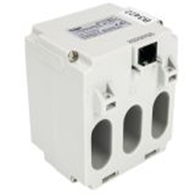 RS PRO,264-0998,电流互感器, DIN 轨安装型, 电流互感器传感器, 125A输入, 330 mV输出, 电流比3 x 125A, 330 mV电源, 母线、支脚、DIN 导轨, 30