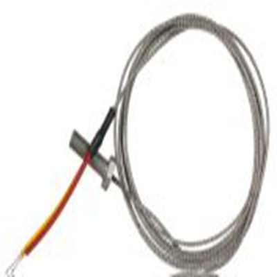 RS PRO,268-4381,K型螺栓热电偶, 探头Φ8mm x 25mm, 可测+250°C, 线长2m, 裸线尾线接端, 不锈钢探头