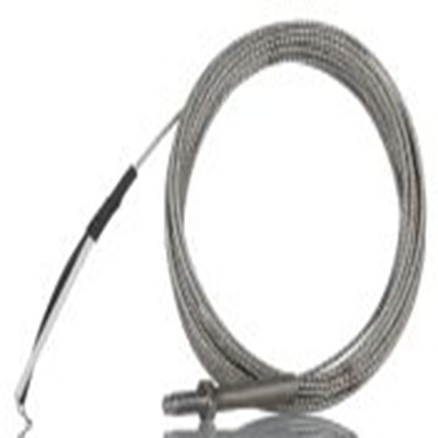 RS PRO,268-4525,K型喷嘴热电偶, 探头ΦM6 x 1mm x 2m, 可测+350°C, 线长2m, 裸线尾线接端, 不锈钢探头