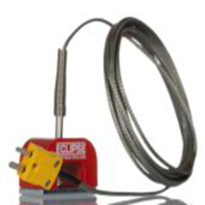 RS PRO,268-4548,K型马蹄形磁铁热电偶, 探头Φ25mm x 3m, 可测+250°C, 线长3m, 微型插头接端